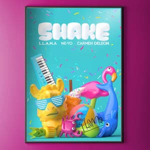 Signed L.L.A.M.A. Poster