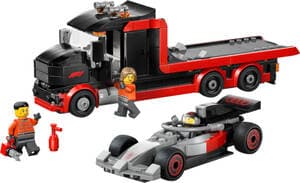 F1 Display Truck with Audi F1 Race Car
