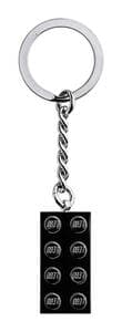 Chrome Black Brick Key Chain